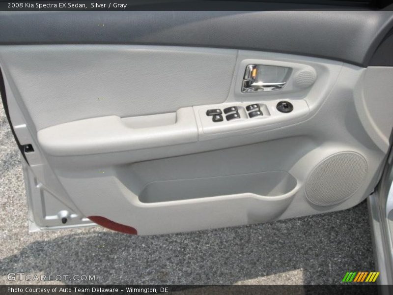 Silver / Gray 2008 Kia Spectra EX Sedan