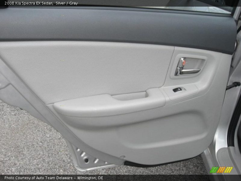 Silver / Gray 2008 Kia Spectra EX Sedan