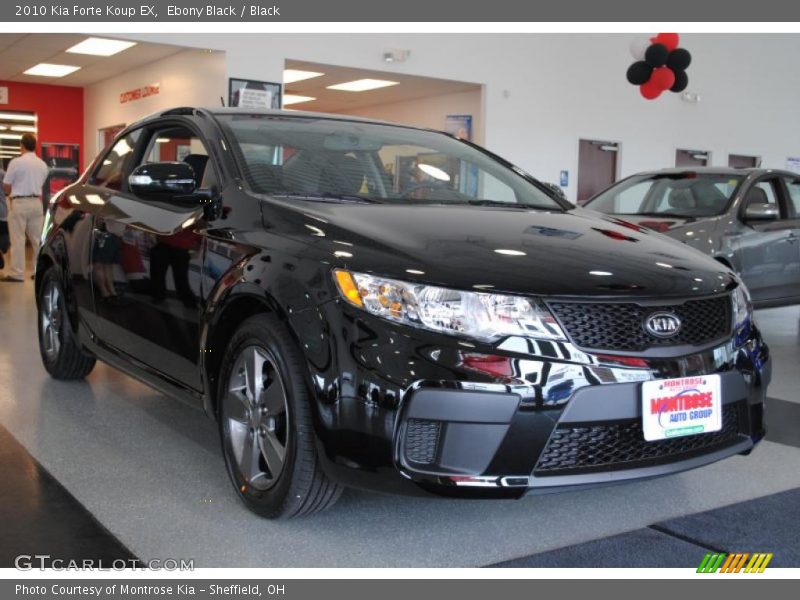 Ebony Black / Black 2010 Kia Forte Koup EX