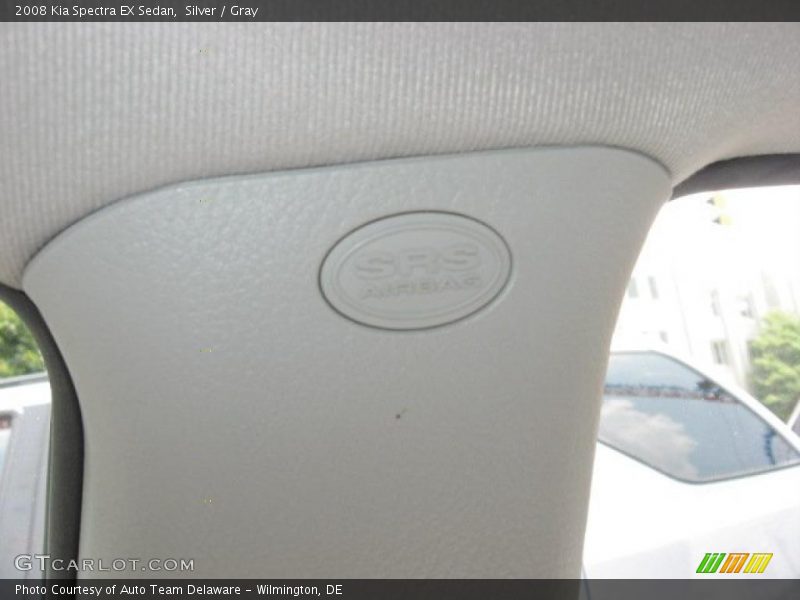 Silver / Gray 2008 Kia Spectra EX Sedan