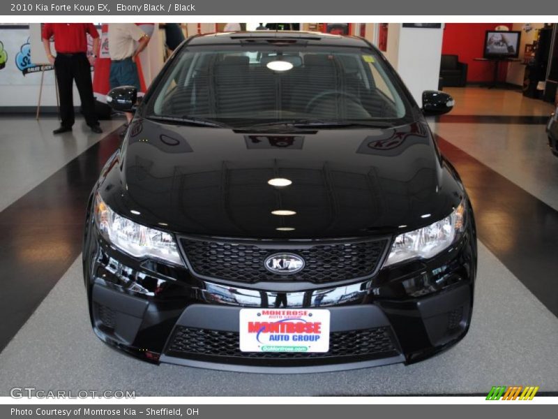 Ebony Black / Black 2010 Kia Forte Koup EX