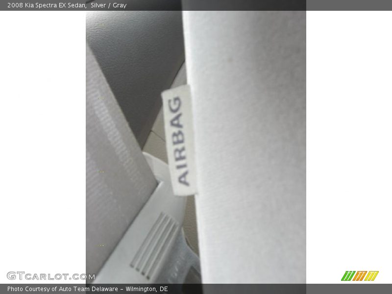 Silver / Gray 2008 Kia Spectra EX Sedan