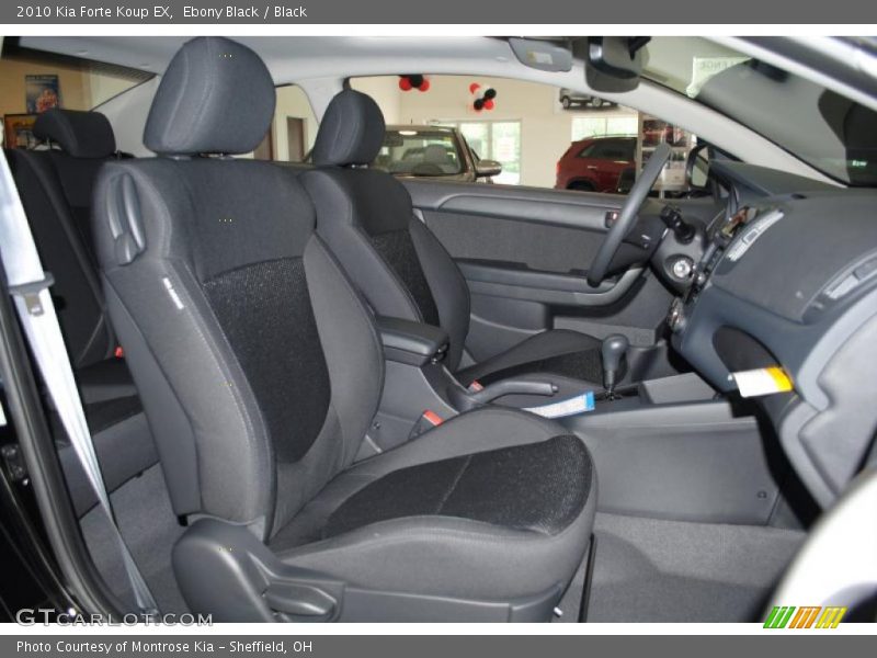 Ebony Black / Black 2010 Kia Forte Koup EX