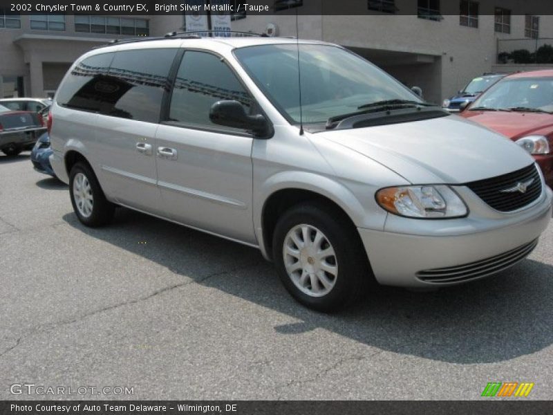 Bright Silver Metallic / Taupe 2002 Chrysler Town & Country EX