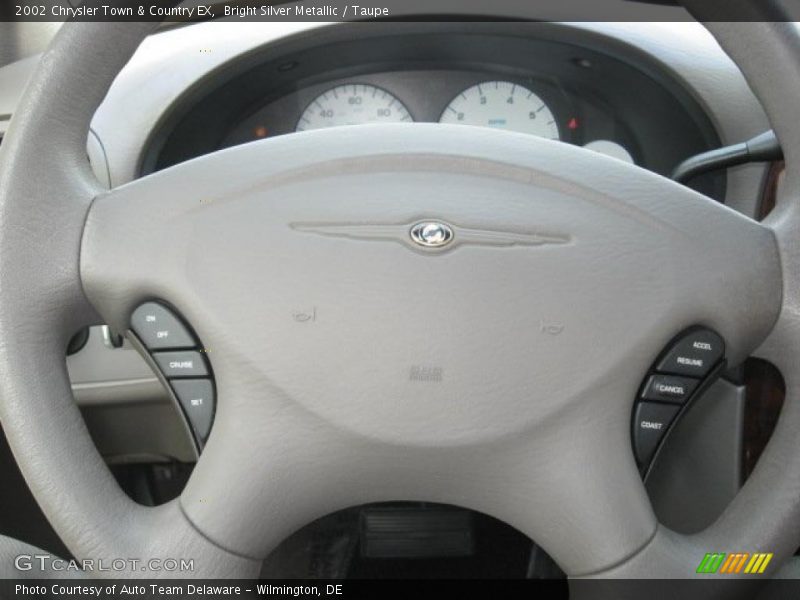 Bright Silver Metallic / Taupe 2002 Chrysler Town & Country EX