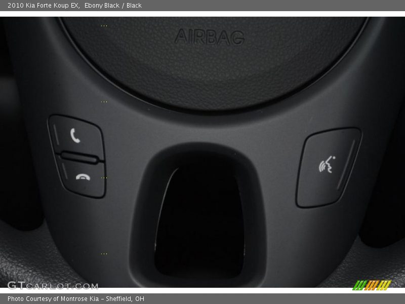 Ebony Black / Black 2010 Kia Forte Koup EX