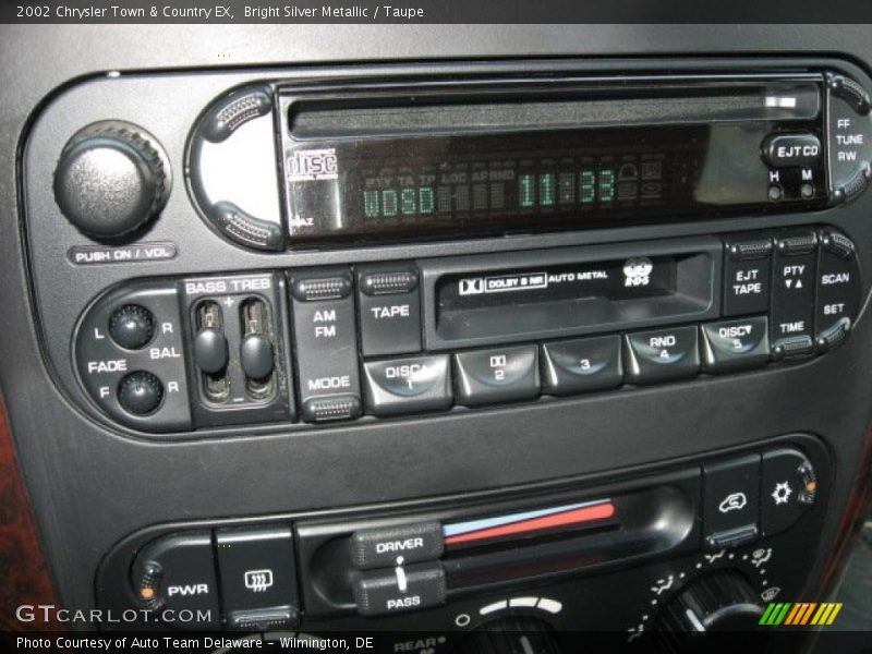 Bright Silver Metallic / Taupe 2002 Chrysler Town & Country EX