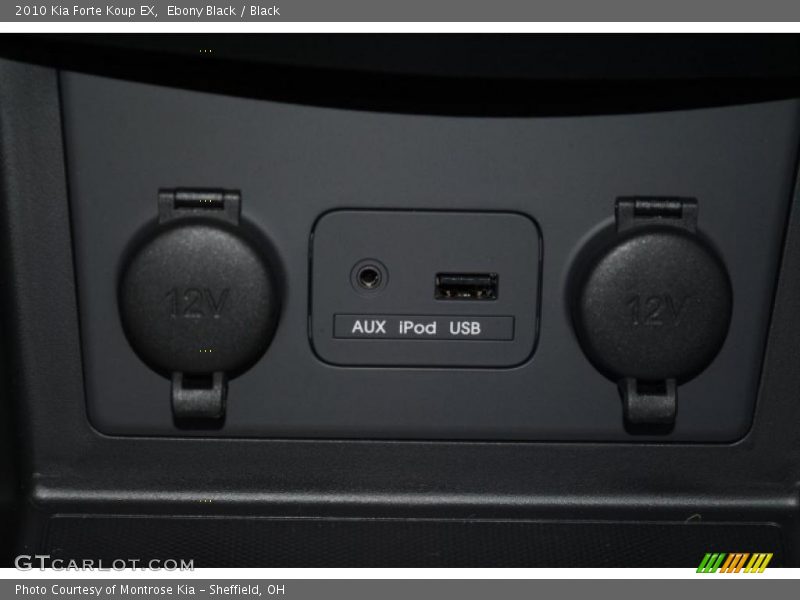 Ebony Black / Black 2010 Kia Forte Koup EX