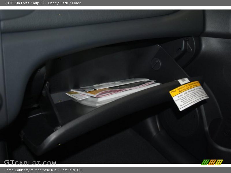 Ebony Black / Black 2010 Kia Forte Koup EX
