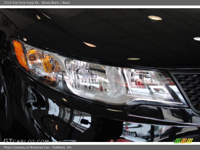 Ebony Black / Black 2010 Kia Forte Koup EX