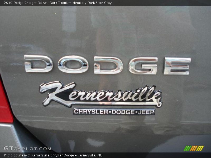 Dark Titanium Metallic / Dark Slate Gray 2010 Dodge Charger Rallye