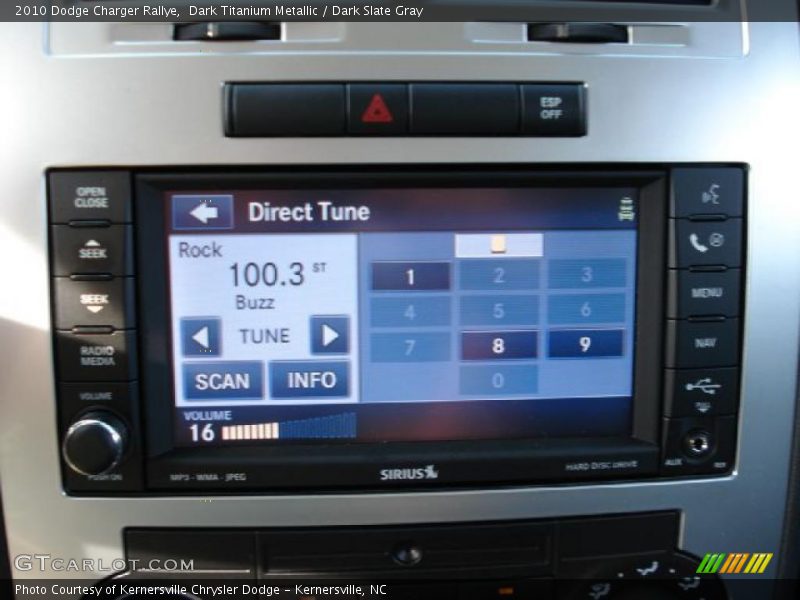 Dark Titanium Metallic / Dark Slate Gray 2010 Dodge Charger Rallye