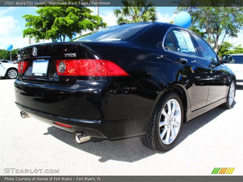 Nighthawk Black Pearl / Parchment 2007 Acura TSX Sedan
