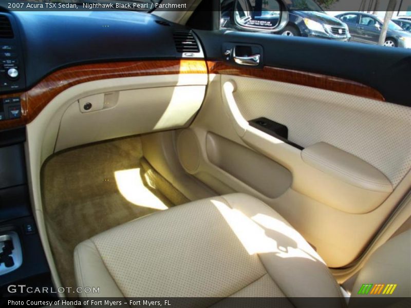 Nighthawk Black Pearl / Parchment 2007 Acura TSX Sedan