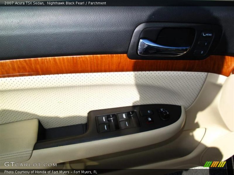 Nighthawk Black Pearl / Parchment 2007 Acura TSX Sedan