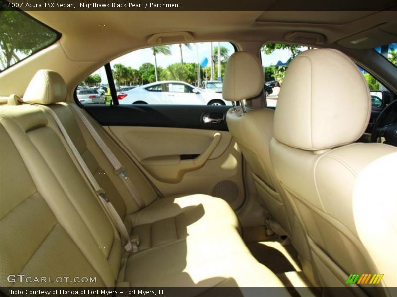 Nighthawk Black Pearl / Parchment 2007 Acura TSX Sedan