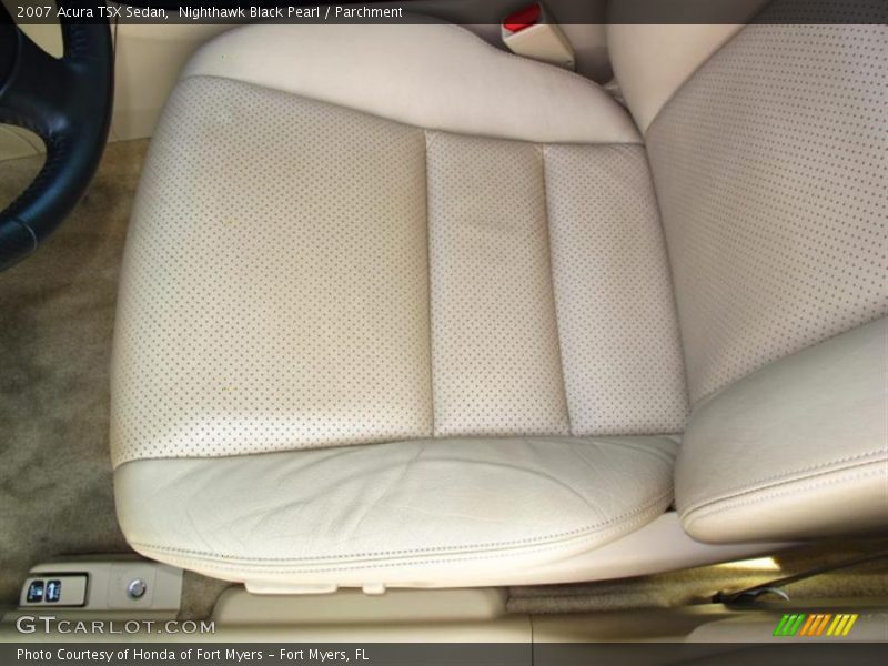 Nighthawk Black Pearl / Parchment 2007 Acura TSX Sedan