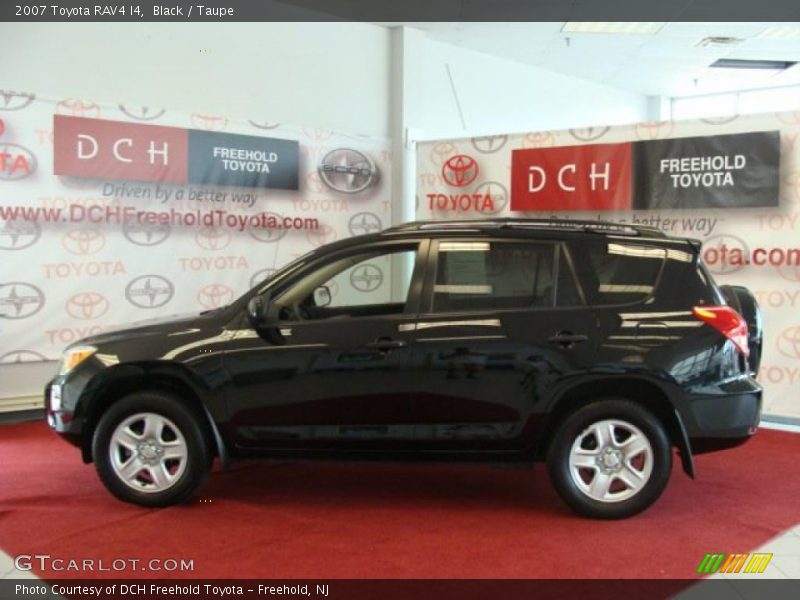 Black / Taupe 2007 Toyota RAV4 I4