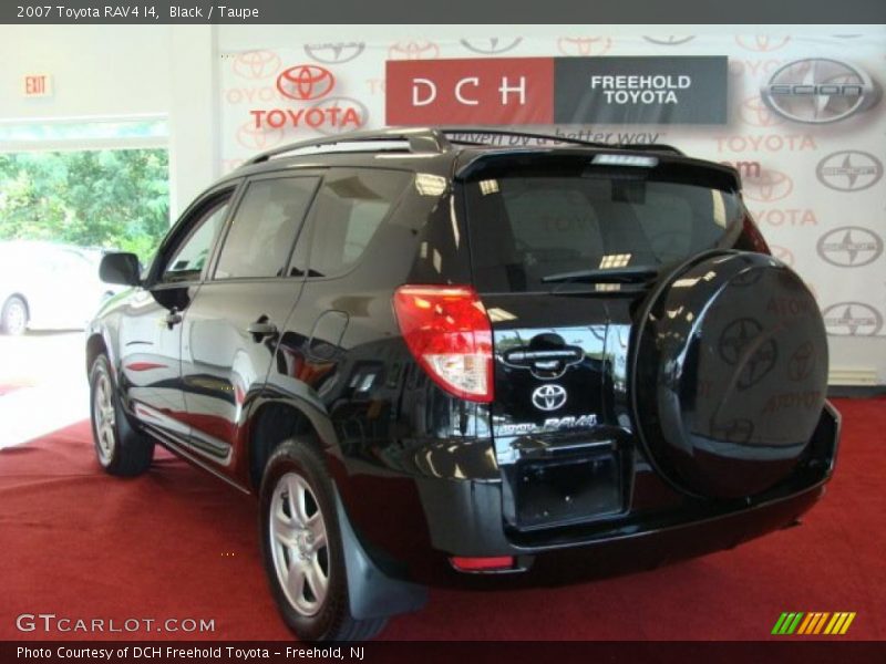 Black / Taupe 2007 Toyota RAV4 I4
