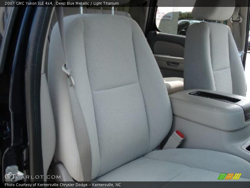 Deep Blue Metallic / Light Titanium 2007 GMC Yukon SLE 4x4