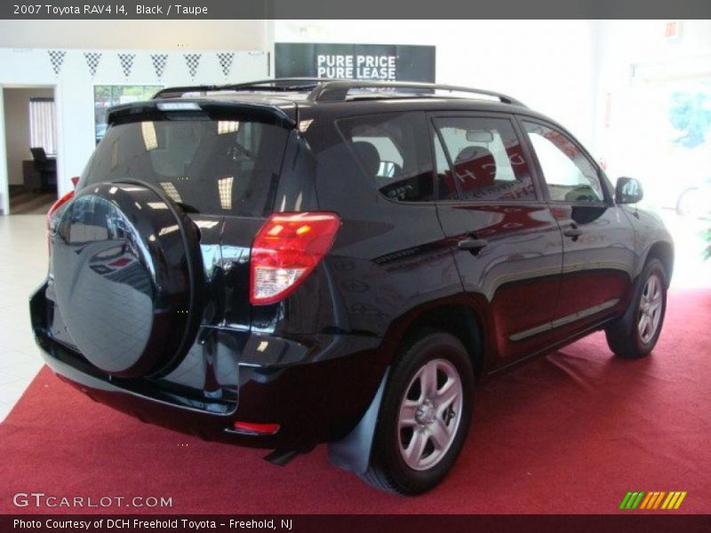 Black / Taupe 2007 Toyota RAV4 I4