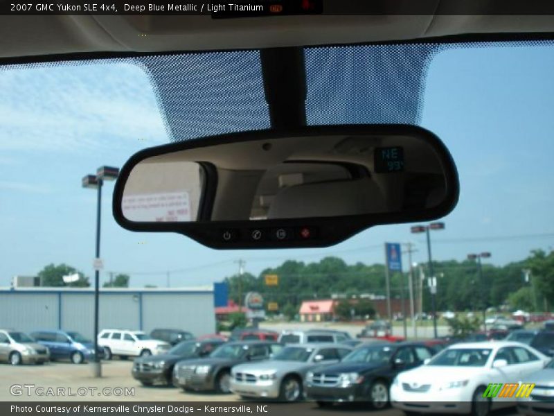 Deep Blue Metallic / Light Titanium 2007 GMC Yukon SLE 4x4