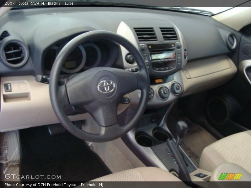 Black / Taupe 2007 Toyota RAV4 I4