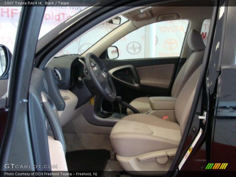 Black / Taupe 2007 Toyota RAV4 I4