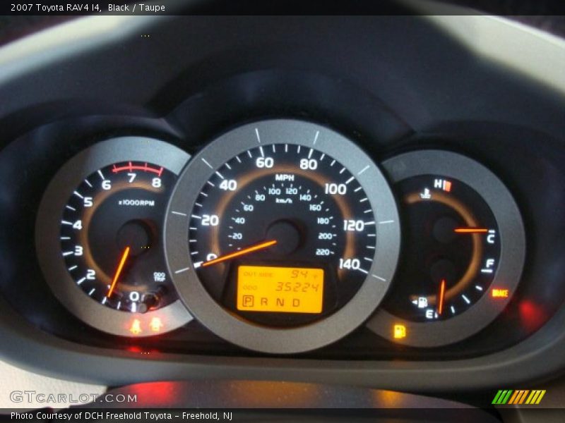 Black / Taupe 2007 Toyota RAV4 I4