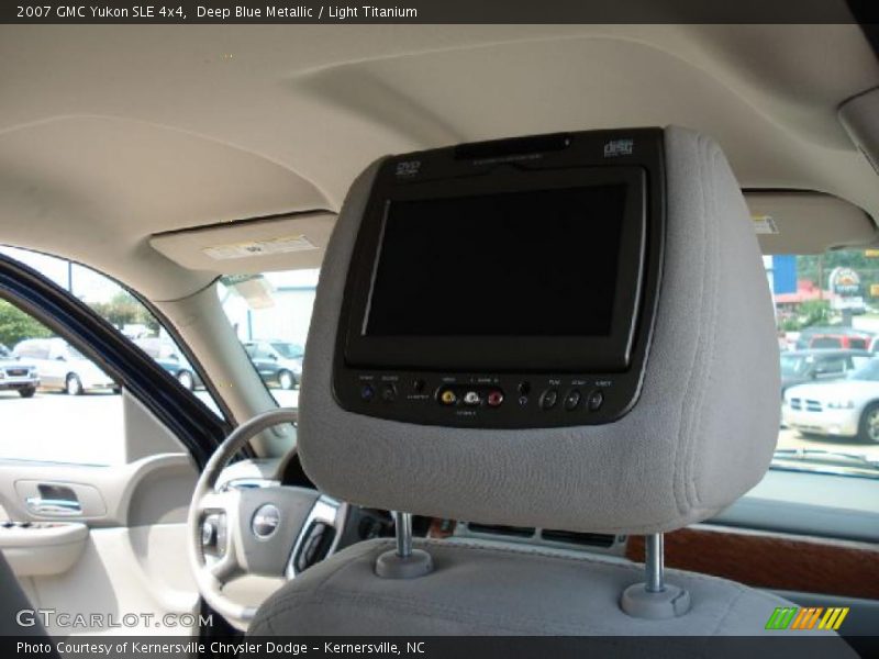 Deep Blue Metallic / Light Titanium 2007 GMC Yukon SLE 4x4