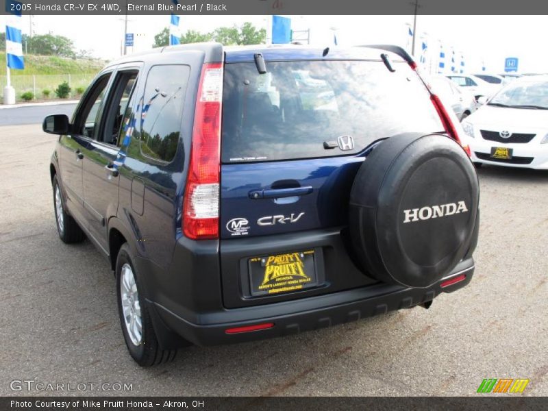 Eternal Blue Pearl / Black 2005 Honda CR-V EX 4WD