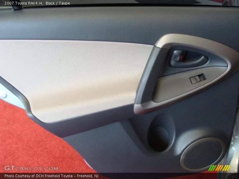 Black / Taupe 2007 Toyota RAV4 I4