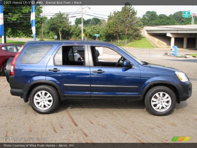 Eternal Blue Pearl / Black 2005 Honda CR-V EX 4WD