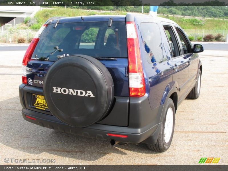 Eternal Blue Pearl / Black 2005 Honda CR-V EX 4WD