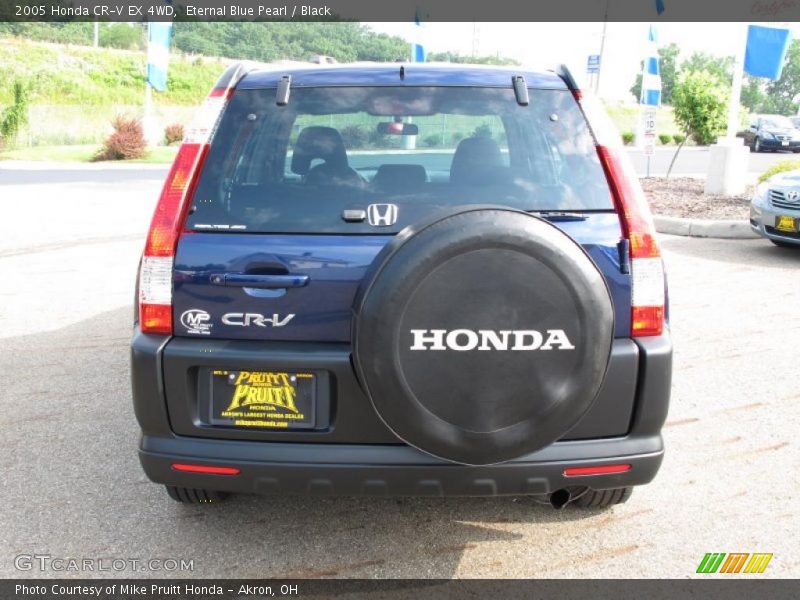 Eternal Blue Pearl / Black 2005 Honda CR-V EX 4WD
