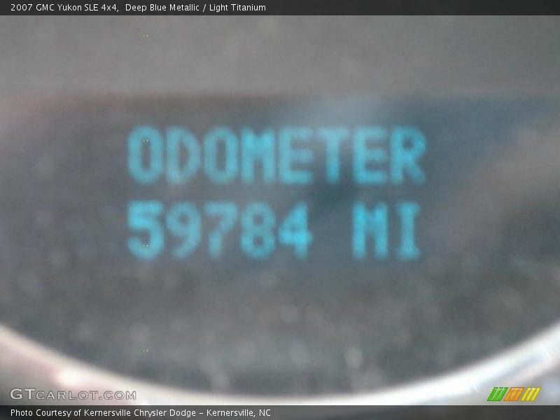 Deep Blue Metallic / Light Titanium 2007 GMC Yukon SLE 4x4