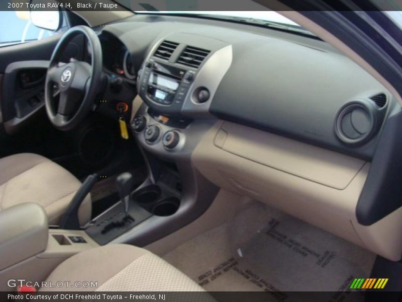 Black / Taupe 2007 Toyota RAV4 I4