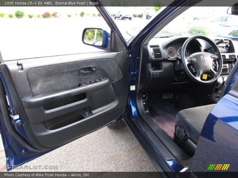 Eternal Blue Pearl / Black 2005 Honda CR-V EX 4WD