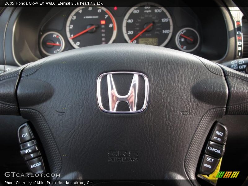 Eternal Blue Pearl / Black 2005 Honda CR-V EX 4WD