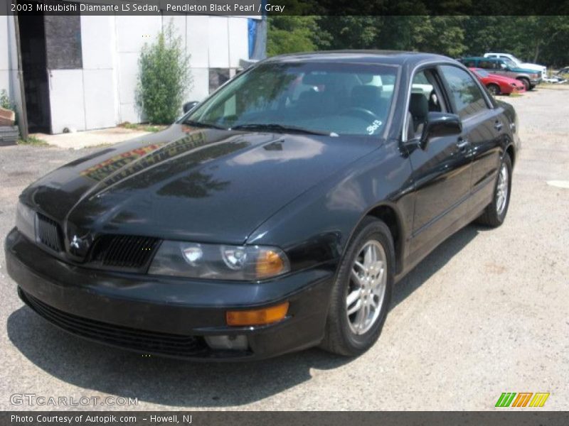 Pendleton Black Pearl / Gray 2003 Mitsubishi Diamante LS Sedan