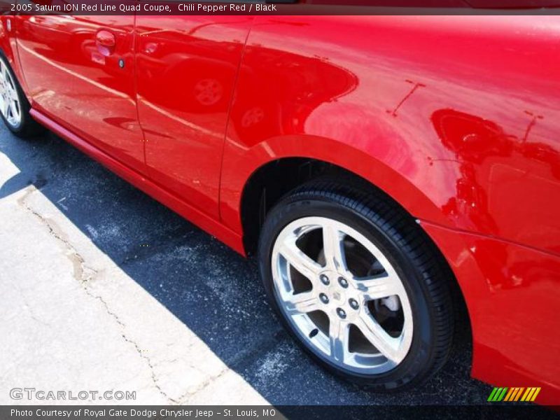 Chili Pepper Red / Black 2005 Saturn ION Red Line Quad Coupe