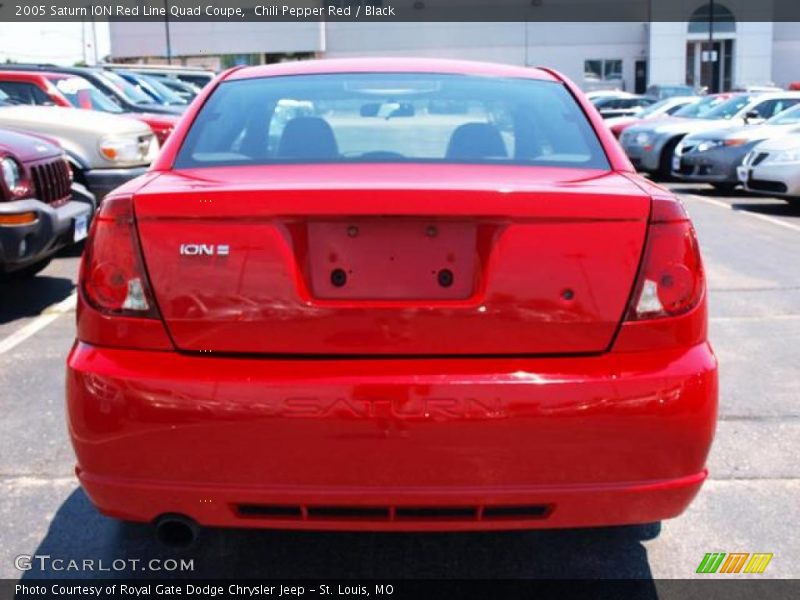Chili Pepper Red / Black 2005 Saturn ION Red Line Quad Coupe