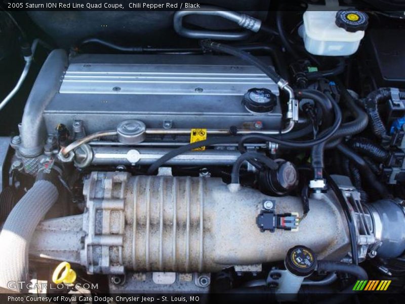 Chili Pepper Red / Black 2005 Saturn ION Red Line Quad Coupe