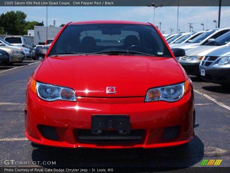 Chili Pepper Red / Black 2005 Saturn ION Red Line Quad Coupe