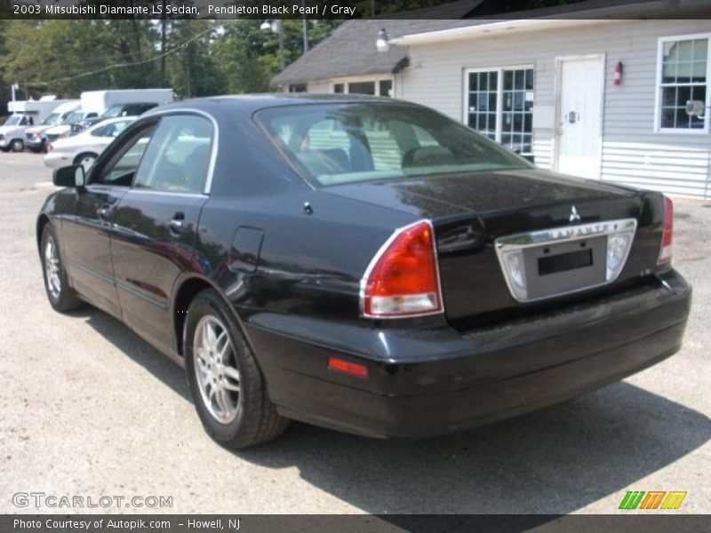 Pendleton Black Pearl / Gray 2003 Mitsubishi Diamante LS Sedan