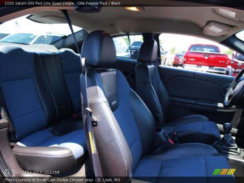 Chili Pepper Red / Black 2005 Saturn ION Red Line Quad Coupe