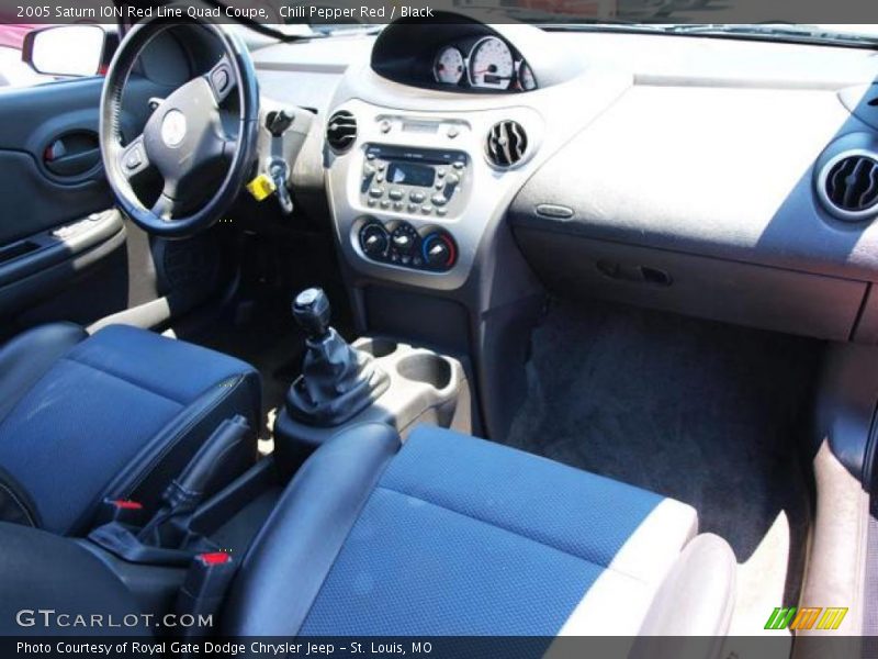 Chili Pepper Red / Black 2005 Saturn ION Red Line Quad Coupe
