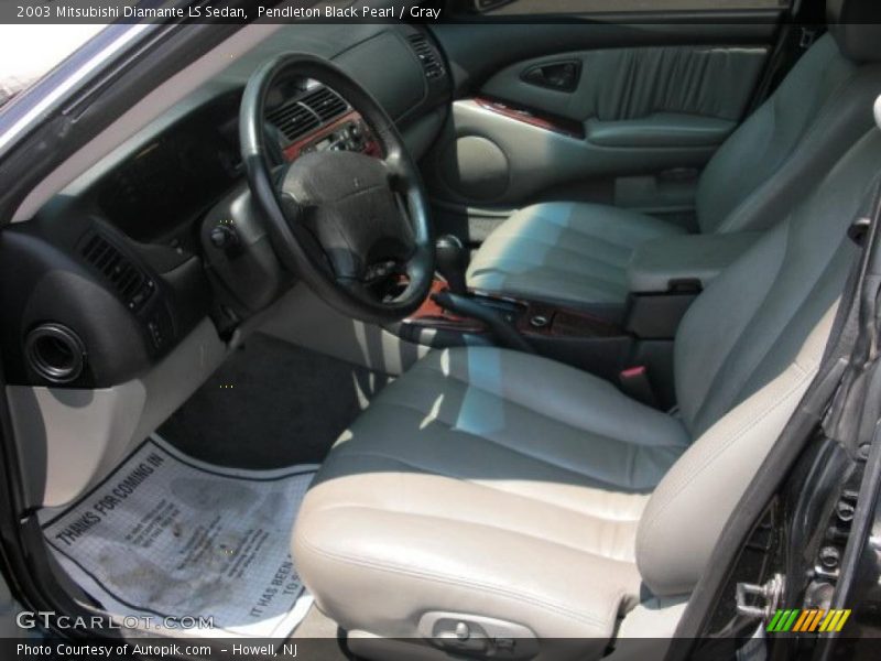Pendleton Black Pearl / Gray 2003 Mitsubishi Diamante LS Sedan