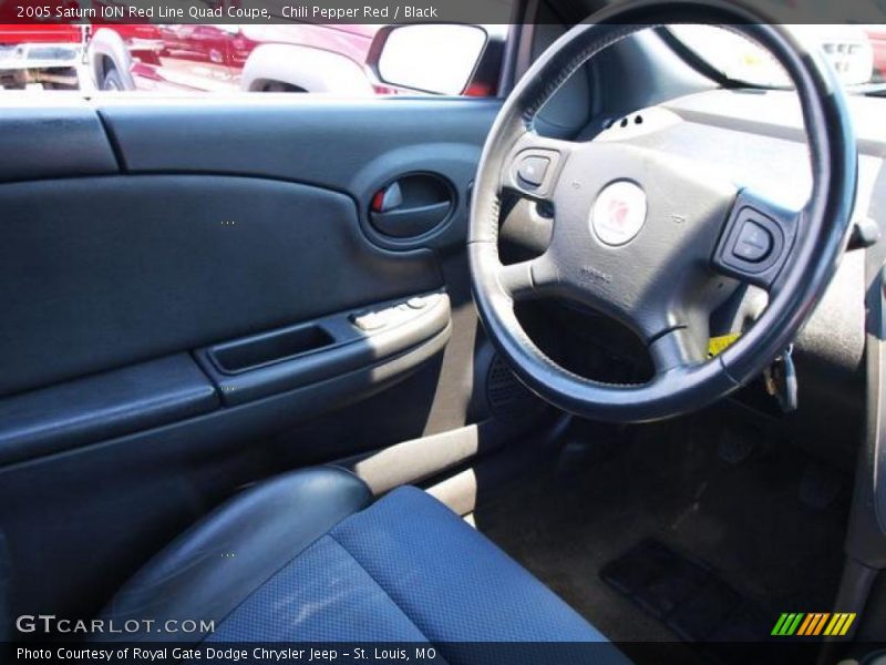 Chili Pepper Red / Black 2005 Saturn ION Red Line Quad Coupe
