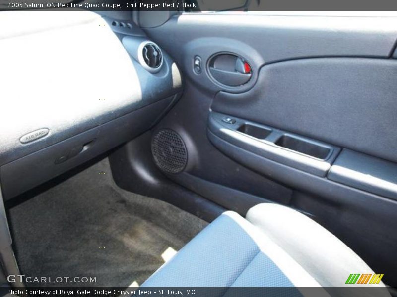 Chili Pepper Red / Black 2005 Saturn ION Red Line Quad Coupe